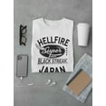 thumbnail image 3 of Hellfire Black Streak Japan T-Shirt Men -Image by Shutterstock, Male 3X-Large, 3 of 4