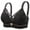 Noir, variante sur HUITKMM Soutien-Gorge Sans Fil Femme Décontracté Ajustable Respirant Haut Soutien-Gorge sous-Vêtement Sans Armature Rassembleur et Ajustable Soutien-Gorge 704