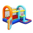 thumbnail image 4 of CEOKS Inflatable 4 Kids Bouncy Castle, Fabric, Multicolor, Indoor/Outdoor Use, 37.40 lb, 4 of 10