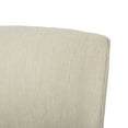 thumbnail image 5 of GDF Studio Boise Contemporary Fabric Upholstered Wood Dining Chairs, Set of 2, Beige and Weathered Natural, 5 of 8