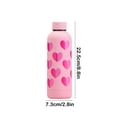 thumbnail image 3 of Wzzjkit Tasse Isolée en Acier Inoxydable avec Paille Tasse à Thé au Lait Tasse à Café Ensemble de la Saint-Valentin Tasse de Sport Portable avec Poignée, 3 of 6