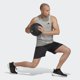 thumbnail image 4 of Pantalones cortos de entrenamiento adidas Essentials Woven para hombre, color blanco y negro, 4 of 8