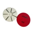 thumbnail image 1 of Almohadillas de pulido de diamante seco de 3 pulgadas Hormigón de piedra de 10 mm de espesor 50 # azul 400 rojo 400 rojo 400 rojo 400 rojo SM SunniMix Almohadillas de pulido en seco, 1 of 5