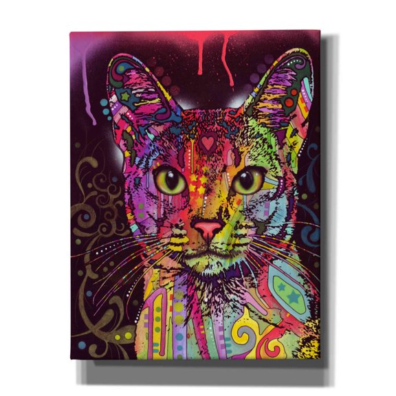 Epic Graffiti 'Abyssinian' by Dean Russo, Giclee Canvas Wall Art, 26"x34"