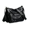 thumbnail image 1 of Bolso de Hombro Elegante Perfecl Piel Sintética Suave Negro, 1 of 8