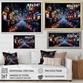 thumbnail image 4 of Designart "Neon Arcade Dream Video Game Fantasy" Fashion Framed Wall Art - Modern Colorful Video Games Hallway Framed Wall Art Decor, 4 of 6