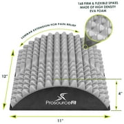 ProsourceFit Arched Back Stretcher Orthopedic Traction Device, Grey