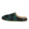thumbnail image 3 of Deer Stags Unisex Nordic Plaid Slipper - Dark Green/Black - 10 Wide, 3 of 9