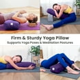 thumbnail image 4 of Sol Living Yoga Bolster Pillow Rectangular Meditation Cushion Cotton Meditation Accessories for Restorative Yoga Meditation Pillow Yoga Pillow Firm Body Pillow Bolster Pillow for Legs Removable Cover, 4 of 6