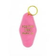 thumbnail image 6 of GETBULLISH Positive Vibes Haha JK Motel Keychain in Translucent Pink, 6 of 11
