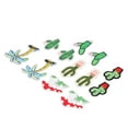 thumbnail image 2 of Parches de plantas para planchar, 12 parches bordados para vestido, aspecto de algodón, parches de costura fáciles de planchar, paquete de ropa, 2 of 14