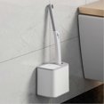 thumbnail image 2 of Disposable toilet brush set with replaceable cleaning heads Practical Bathroom Cleaning Brush Daily Household Chores Simplifier, 2 of 5