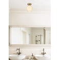thumbnail image 2 of Elegant Lighting LD2255SG Gene 8" Wide Semi-Flush Ceiling Fixture - Gold, 2 of 7