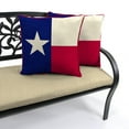 thumbnail image 2 of Jordan Manufacturing 18" x 18" Red, White and Blue Texas Flag Outdoor Throw Pillow (2-Pack), 2 of 5