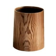 thumbnail image 2 of 2PCS Wood Grain Can Walnut Brown Bathroom Garbage Can with Removable Inner Bucket,Minimalist Diaper Bin for Office,Bedroom,Living Room,Hotel Retro Farmhouse Wastebasket,Open Top Dustbin, 2 of 3