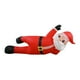 thumbnail image 4 of Papá Noel inflable navideño con luces LED integradas, figura inflable divertida de 1,8 m, decoración para exteriores, patio, vacaciones, 4 of 9