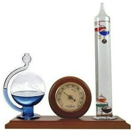 WS-YG501 Galileo Thermometer, Hygrometer And Glass Fluid Barometer