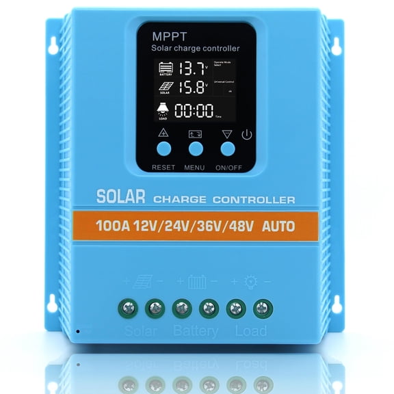Upgrade 100A 12V/24V/36V/48V MPPT Solar Charge Controller PV Charger Controller