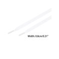 thumbnail image 2 of INSPIRE CHIC 1 Pair Paisley Flat Shoe Laces for Sneakers, 0.31'' Soft Shoelaces Shoestrings for Casual Hiking Shoes White 02（Glow-in-the-dark） 140cm/55.1", 2 of 5