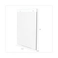 thumbnail image 6 of Deflecto Classic Image Wall-Mount Sign Holder, Portrait, 8.5 x 11, Clear, 6 of 10