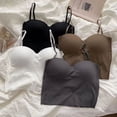 thumbnail image 3 of 4 Colors Camisole for Women Fitness Crop Tops Mujer Ropa Summer Elegant Sexy All-match Casual Топ Женский Aesthetic Solid New, 3 of 5