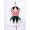 Red, variant on TiaoBug Girl Mrs Santa Costume Tutu Leotard Dress with Bells Stripes Print Dancewear