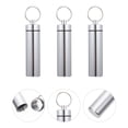 thumbnail image 1 of KONTONTY 3Pcs Portable Aluminum Travel Toothpick Holder Silver Case for Everyday Use, 1 of 8