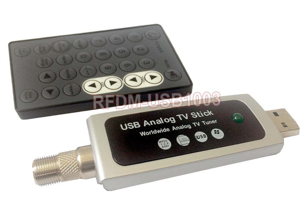 USB Analog NTSC PAL TV Tuner Stick Recorder For PC Windows Systems