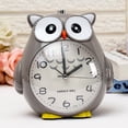 thumbnail image 3 of Reloj despertador infantil silencioso verde con luz nocturna, función de repetición y alarma fuerte, funciona con pilas., 3 of 5