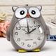 thumbnail image 3 of Reloj despertador infantil silencioso verde con luz nocturna, función de repetición y alarma fuerte, funciona con pilas., 3 of 5