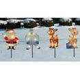 thumbnail image 3 of ProductWorks Rudolph the Red Nosed Reindeer Christmas 4-Pack Prelit Pathway Markers, 8 Inches, 3 of 6