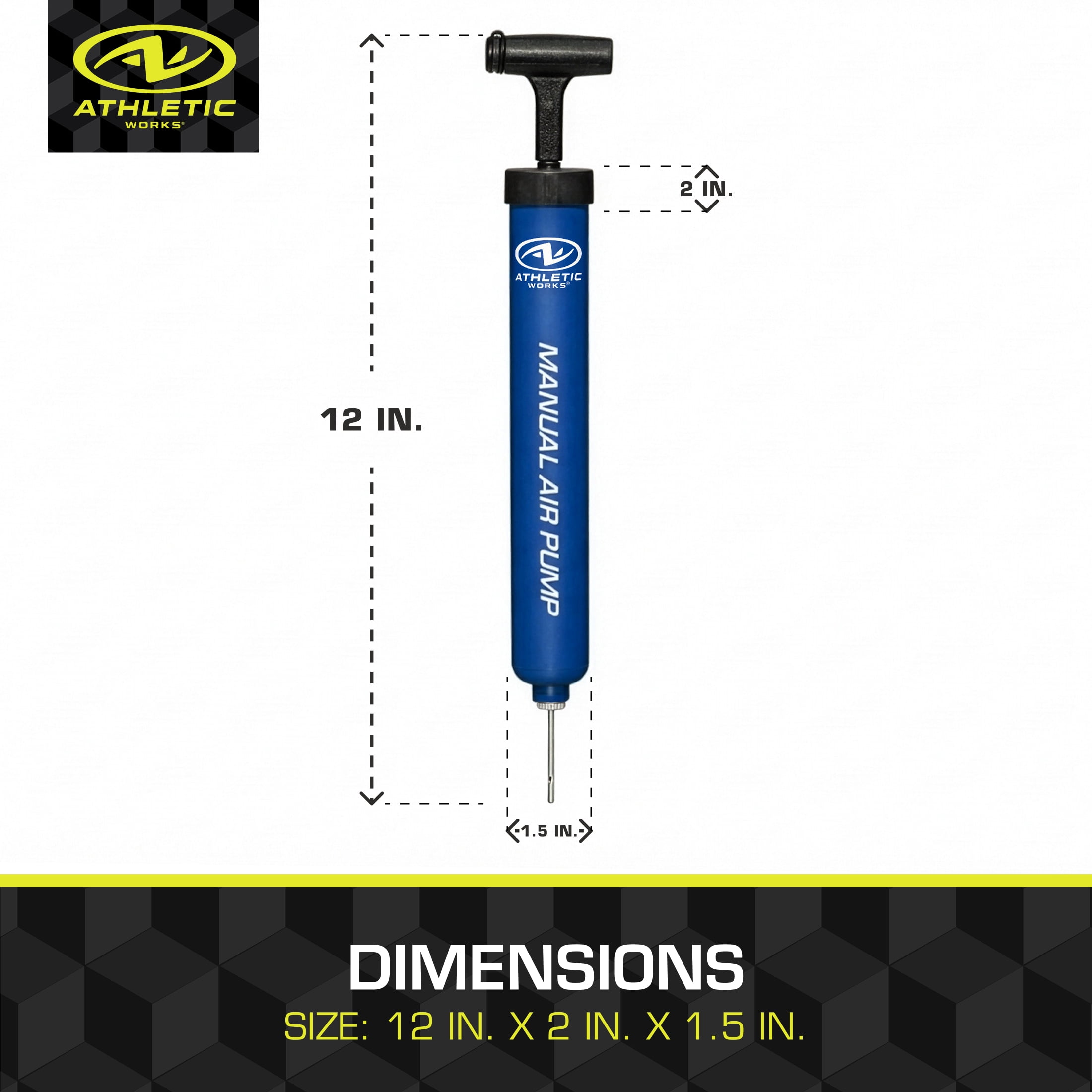 Athletic Works 12" Manual Air Pump