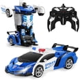 thumbnail image 2 of FIGROL Transform RC Car Robot control remoto del coche independiente 2.4G Robot deformación, 2 of 2