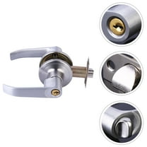 IMIKEYA 1Set Security Door Lock Bar with Keyed Handle for Indoor Use