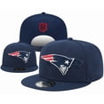 thumbnail image 1 of New England Patriots Unisex Adjustable Baseball Cap, Football Team Cotton Curved Cap, Trendy Hip Hop Cap, Sports Cap Adjustable Cap, 1 of 20