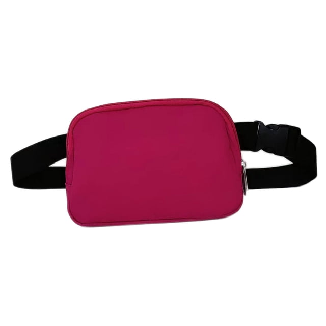 Riñonera riñonera para mujeres y hombres, informal, con cinturón , riñonera ligera multiusos para senderismo, pesca, festival, caminar Vino rojo Sunnimix Riñonera de cintura