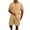 Khaki, variant on Mens Spring And Summer Leisure Sports Comfortable Breathable Sweat Absorbing Short Sleeved Shorts Two Piece Set