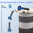 thumbnail image 3 of Escáner Código de Barras Láser Inalámbrico Bluetooth 2.4GHz para Supermercado y Biblioteca, 3 of 9