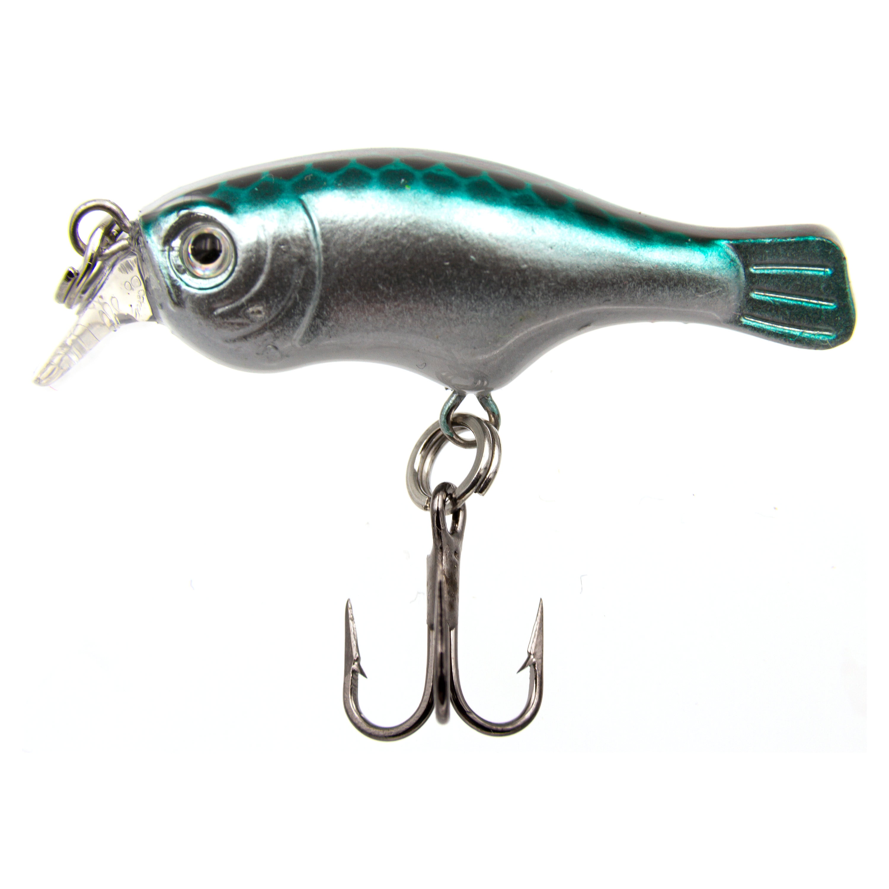 Ozark Trail Freshwater Mini Minnow Fishing Lure, Natural Minnow, 1/16 oz