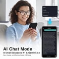 thumbnail image 6 of AI smart glasses, answer calls, listen to music, wake up the voice assistant, AI chat, real-time translation, meeting records, video translation and other functions, support 164 kinds of translation,, 6 of 9