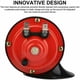 thumbnail image 3 of Abastado 12V 300DB Bocina de Tren Súper Fuerte Impermeable para Motocicleta Coche Camión SUV Barco Rojo, 3 of 5