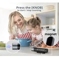 thumbnail image 2 of Temporizador de cocina Temporizador digital Cuenta regresiva magnética Temporizador de cocina para cocinar y niños/profesores LED grande con pantalla LCD magnética Rojo Verde, 2 of 5