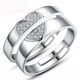 thumbnail image 3 of Xihbxyly Anillos para Parejas, Joyas con Forma de Corazón, Regalos para Días Especiales, Diseño de Lazo Abierto, Perfectos para Aniversarios, Cumpleaños, San Valentín, Ideales para Parejas, Un Regalo, 3 of 7