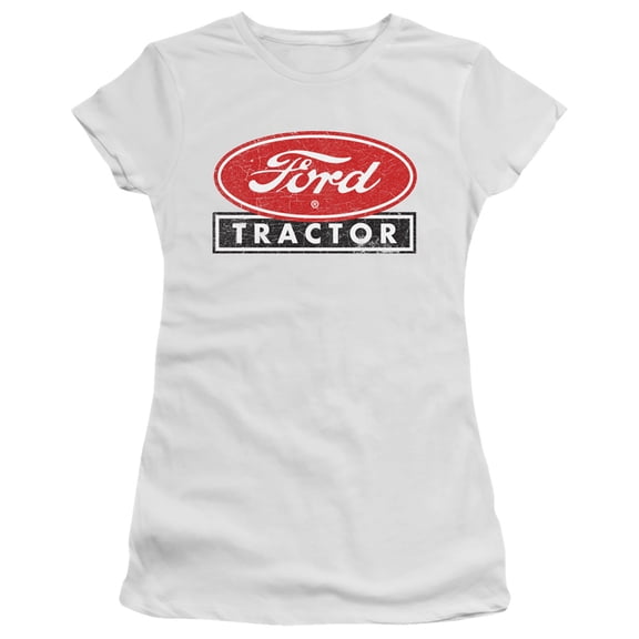 Ford Ford Tractor S/S Junior Women's T-Shirt Sheer White