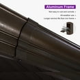 thumbnail image 4 of PURPLE LEAF 12' x 12' Hardtop Gazebo Galvanized Steel Roof Aluminum Frame Metal Gazebo Sun Shade Tent Outdoor Patio Permanent Pavilion with Curtains and Netting, Navy Blue, 4 of 14