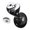 Silver, variant on funtasica Car Push Start Button with Swing Lever Heart Shaped Sturdy Self Sticky Installation Universal Engine Start/stop Button Cover Silver