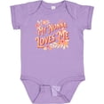 thumbnail image 3 of Inktastic Nonna Loves Me Granddaughter Flowers Girls Baby Bodysuit, 3 of 5