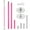 Pink, variant on Yescom 10.3FT Professional Stripper Pole Static Spinning Dancing Pole Kit with Extensions for Home Gym Fitness ,Silver