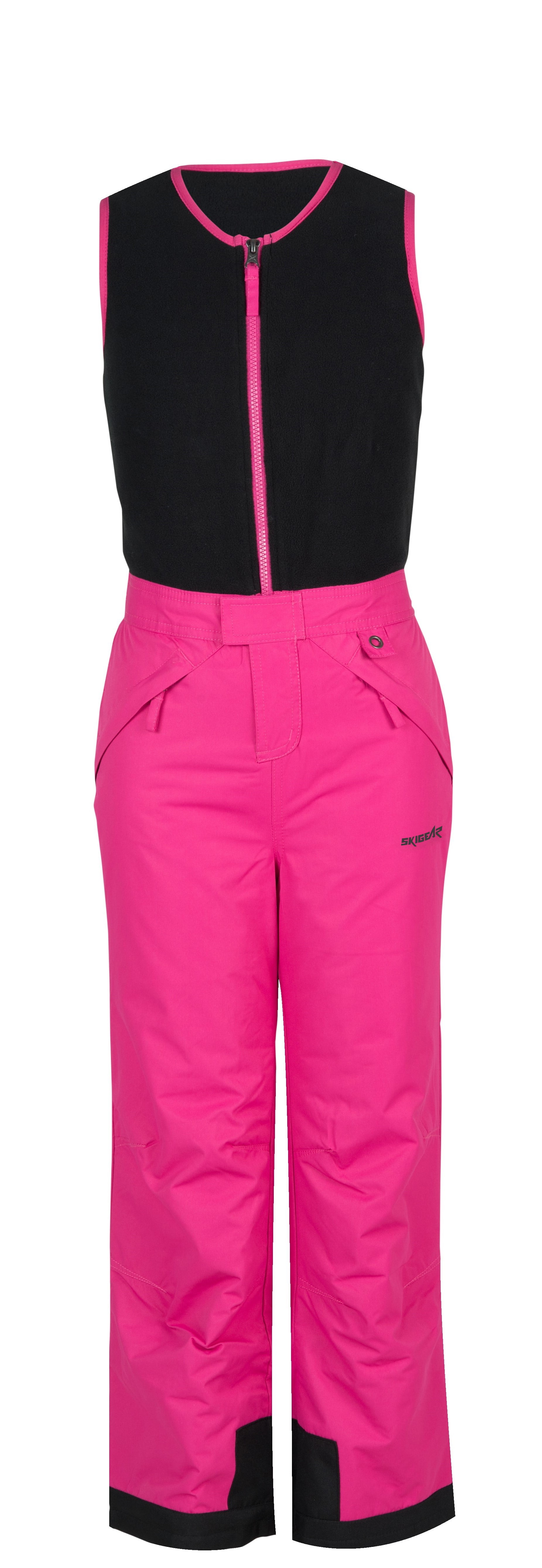 SkiGear by Arctix Kids' Limitless Fleece Top Winter Snow Bib Overalls