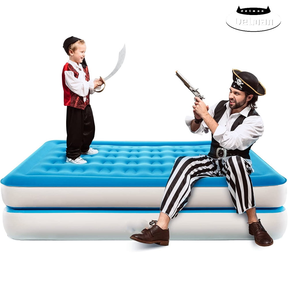 Air Mattress with Builtin Pump,Elevated Blow Up Mattress
